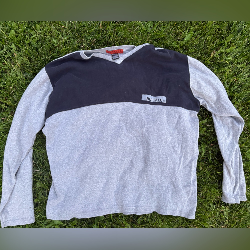 Buffalo David Bitton Two-Tone Long Sleeve Shirt
